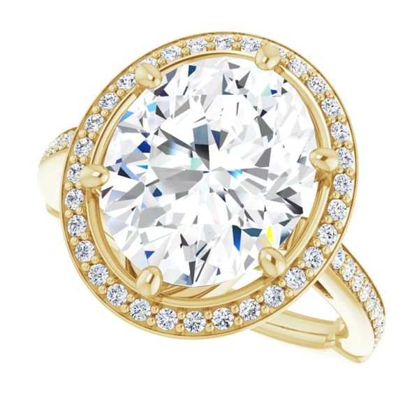 Halo-Style Engagement Ring Image 5 J. Thomas Jewelers Rochester Hills, MI