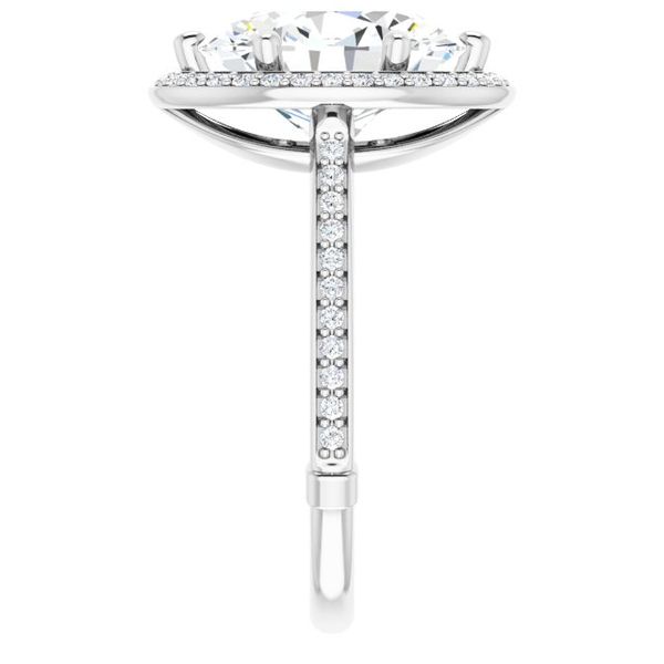 Halo-Style Engagement Ring Image 4 J. Thomas Jewelers Rochester Hills, MI