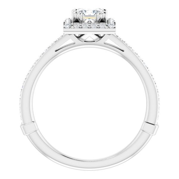 Halo-Style Engagement Ring Image 2 Michael Szwed Jewelers Longmeadow, MA