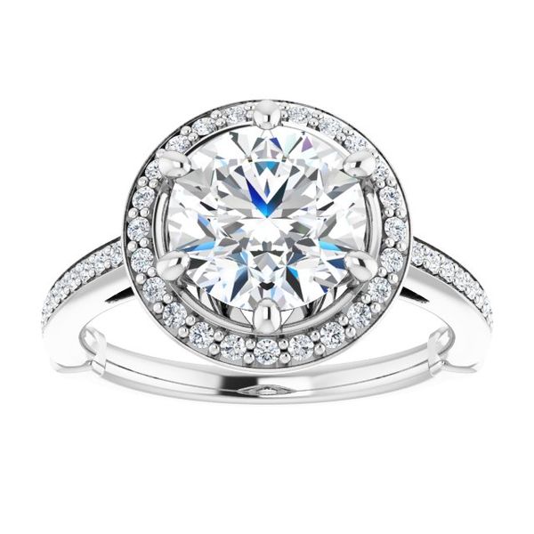 Halo-Style Engagement Ring Image 3 J. Thomas Jewelers Rochester Hills, MI
