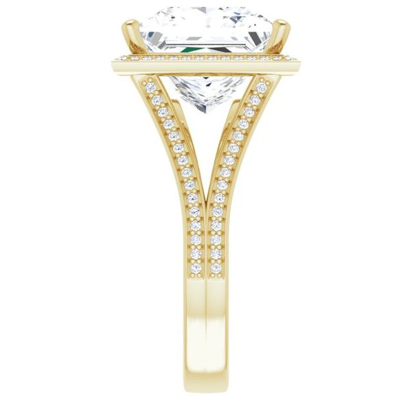 Halo-Style Engagement Ring Image 4 Robison Jewelry Co. Fernandina Beach, FL
