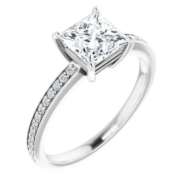 Ever & Ever Accented Engagement Ring CONFIG.2534250 Blue Water