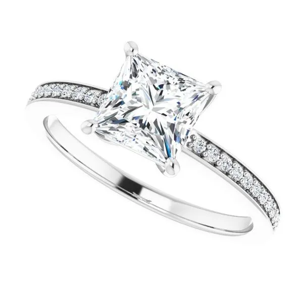 Ever & Ever Accented Engagement Ring CONFIG.2534250 Blue Water