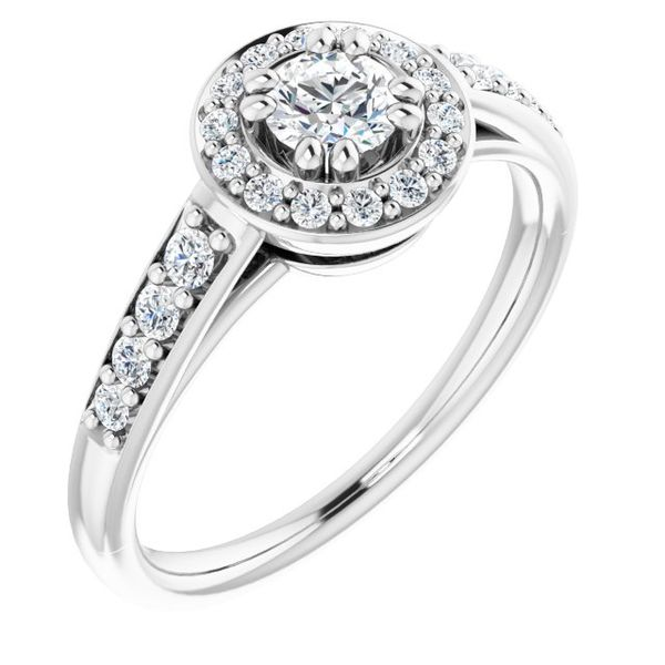 Ever & Ever Halo-Style Engagement Ring CONFIG.2542508 | Swede's ...