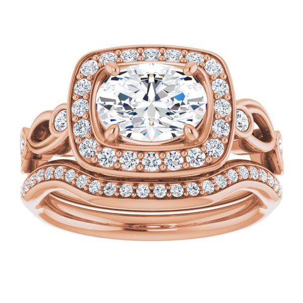 Halo-Style Engagement Ring Image 3 Pickens Jewelers, Inc. Atlanta, GA
