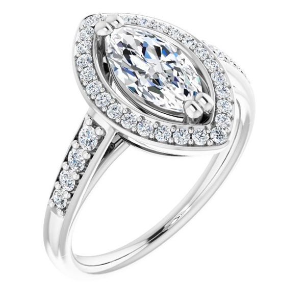 Halo-Style Engagement Ring H. Brandt Jewelers Natick, MA