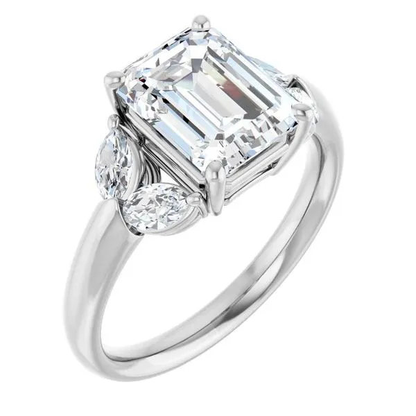 Accented Engagement Ring