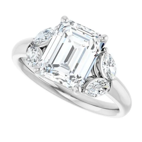 Accented Engagement Ring