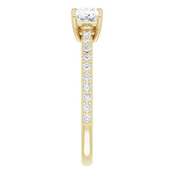 Three-Stone Engagement Ring Image 4 Futer Bros Jewelers York, PA