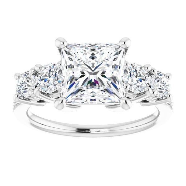 Five-Stone Engagement Ring Image 3 Futer Bros Jewelers York, PA