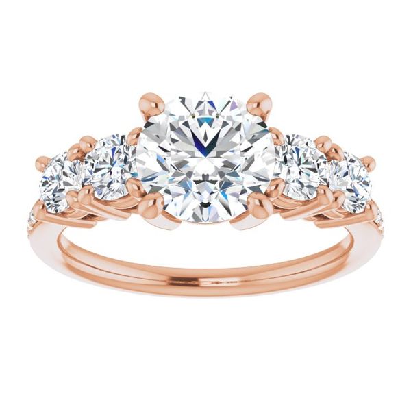 Five-Stone Engagement Ring Image 3 Karadema Inc Orlando, FL