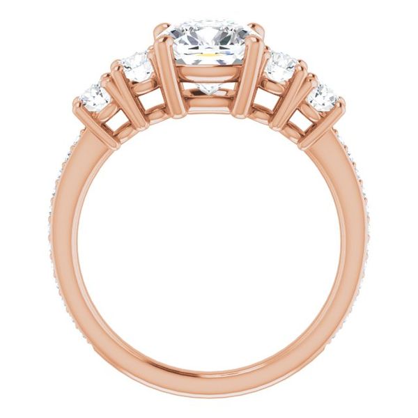 Five-Stone Engagement Ring Image 2 Robison Jewelry Co. Fernandina Beach, FL