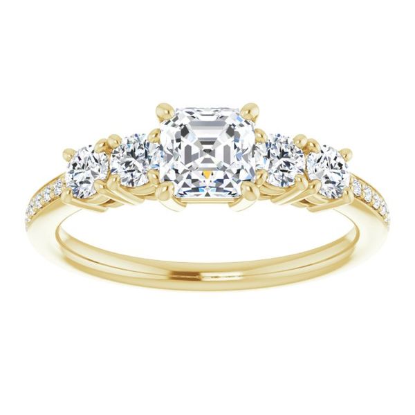 Five-Stone Engagement Ring Image 3 Karadema Inc Orlando, FL