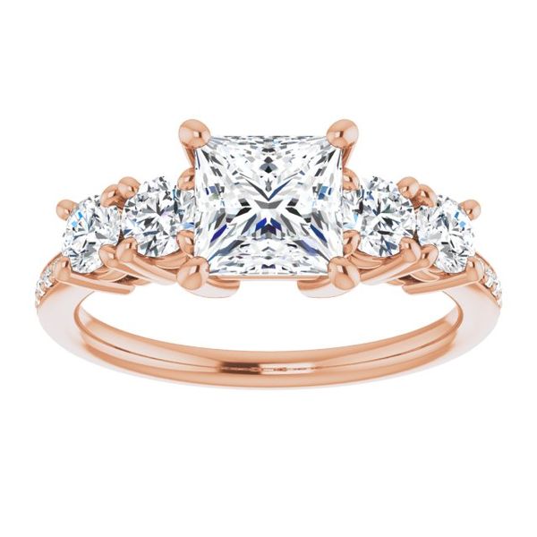 Five-Stone Engagement Ring Image 3 Waddington Jewelers Bowling Green, OH