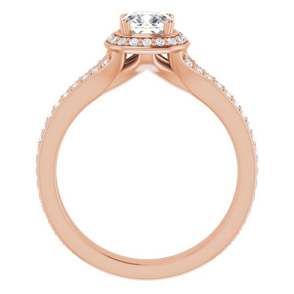 Halo-Style Engagement Ring Image 2 Minor Jewelry Inc. Nashville, TN
