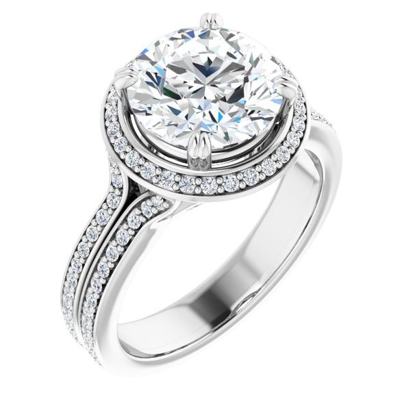 Halo-Style Engagement Ring Mark Jewellers La Crosse, WI