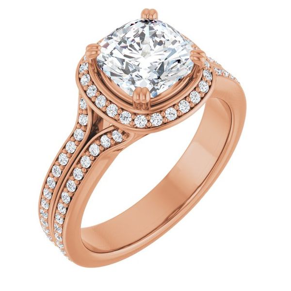 Halo-Style Engagement Ring Waddington Jewelers Bowling Green, OH