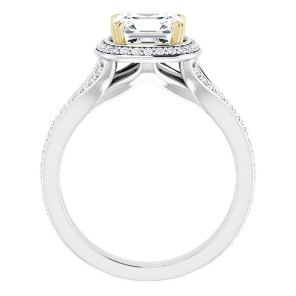 Halo-Style Engagement Ring Image 2 Waddington Jewelers Bowling Green, OH