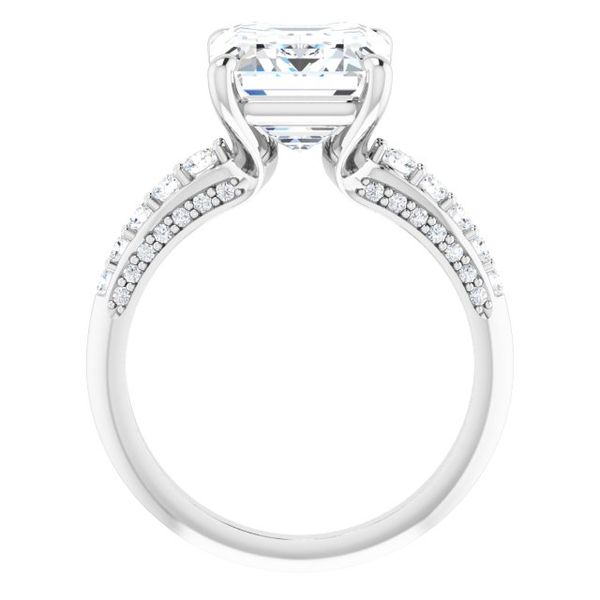 Accented Engagement Ring Image 2 Waddington Jewelers Bowling Green, OH