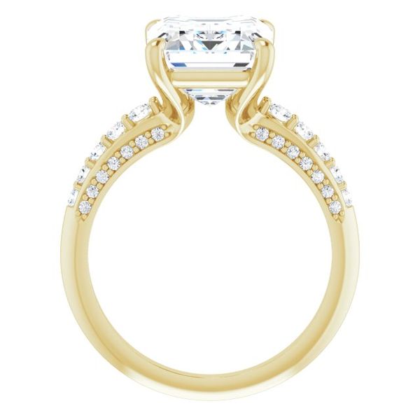 Accented Engagement Ring Image 2 Karadema Inc Orlando, FL