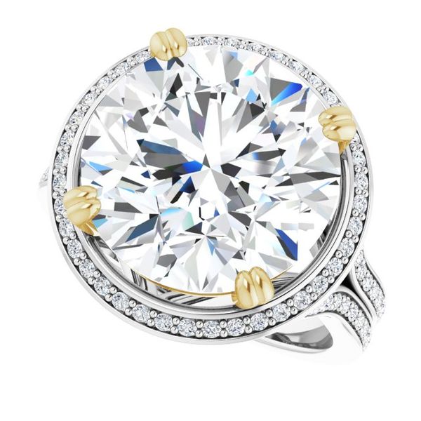 Halo-Style Engagement Ring Image 5 Waddington Jewelers Bowling Green, OH