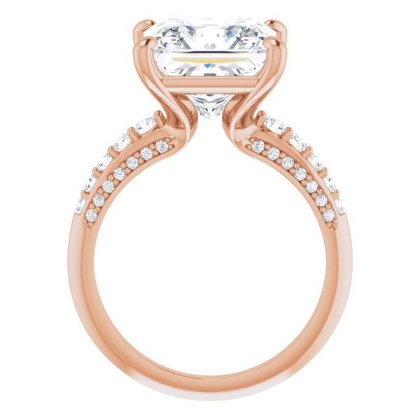 Accented Engagement Ring Image 2 Stuart Benjamin & Co. Jewelry Designs San Diego, CA
