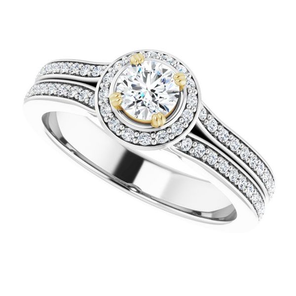 Halo-Style Engagement Ring Image 5 Minor Jewelry Inc. Nashville, TN