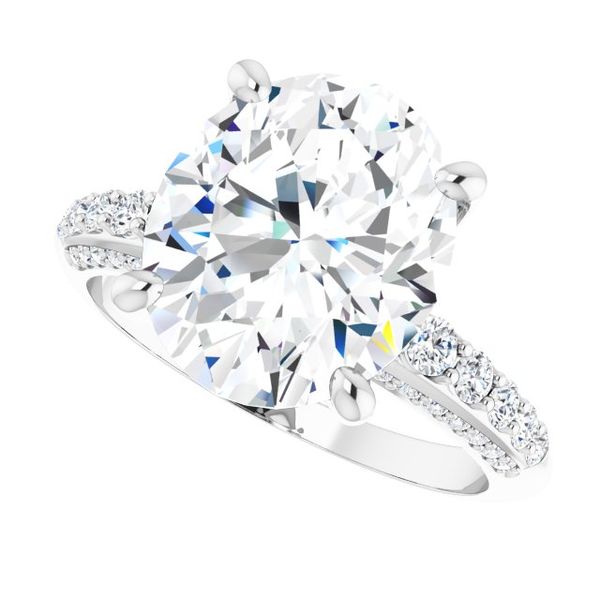 Accented Engagement Ring Image 5 Karadema Inc Orlando, FL