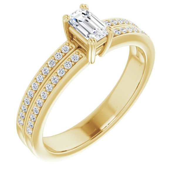 Accented Engagement Ring Karadema Inc Orlando, FL