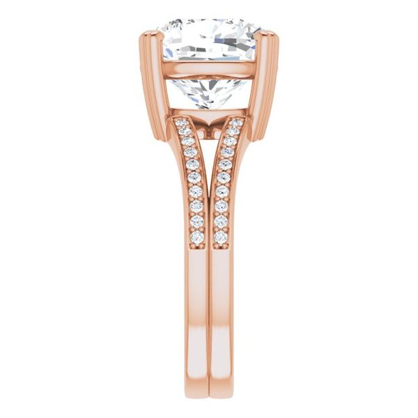 Accented Engagement Ring Image 4 Stuart Benjamin & Co. Jewelry Designs San Diego, CA