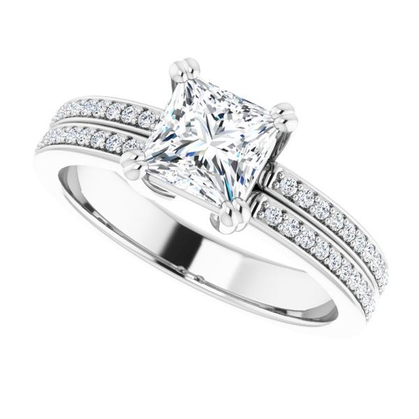 Accented Engagement Ring Image 5 Mark Jewellers La Crosse, WI