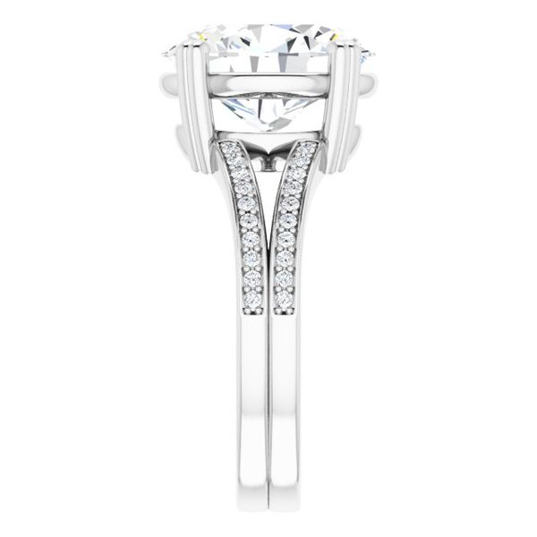 Accented Engagement Ring Image 4 Lester Martin Dresher, PA