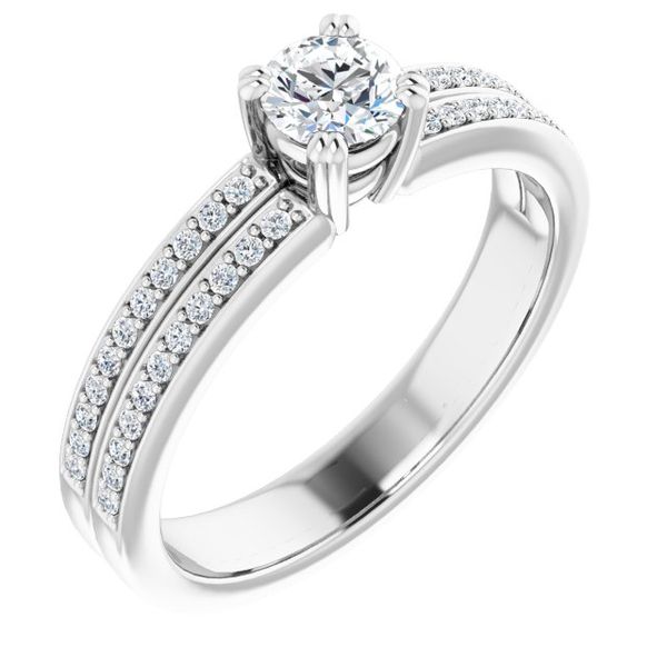 Accented Engagement Ring Karadema Inc Orlando, FL