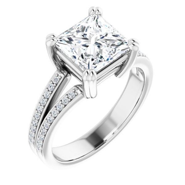 Accented Engagement Ring LeeBrant Jewelry & Watch Co Sandy Springs, GA