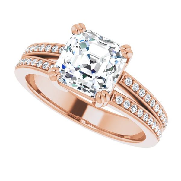 Accented Engagement Ring Image 5 Lake Oswego Jewelers Lake Oswego, OR