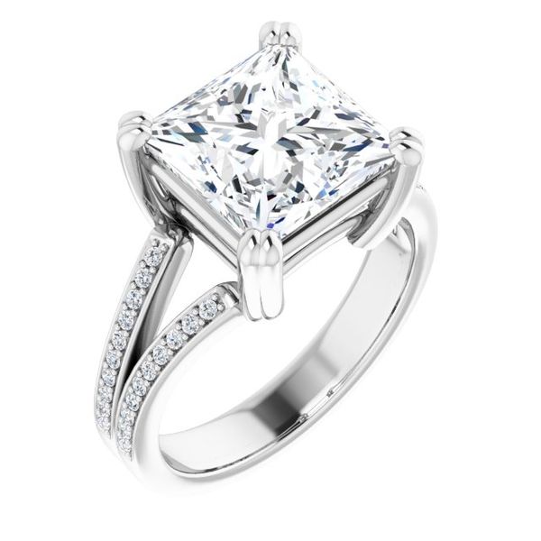 Accented Engagement Ring Hingham Jewelers Hingham, MA