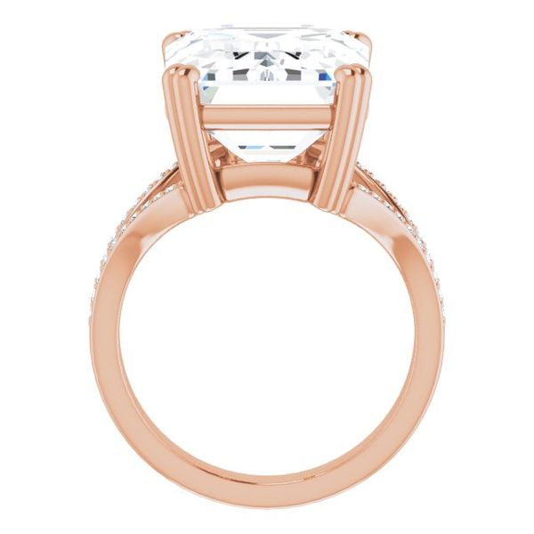 Accented Engagement Ring Image 2 Lake Oswego Jewelers Lake Oswego, OR