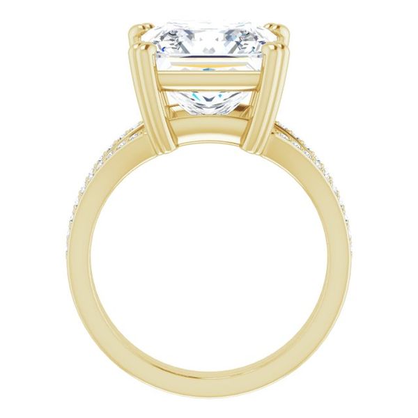 Accented Engagement Ring Image 2 LeeBrant Jewelry & Watch Co Sandy Springs, GA