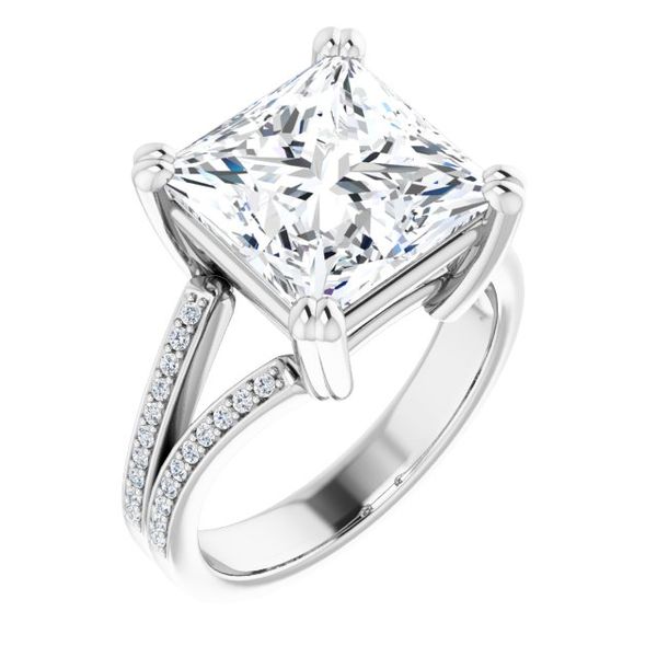 Accented Engagement Ring Lake Oswego Jewelers Lake Oswego, OR
