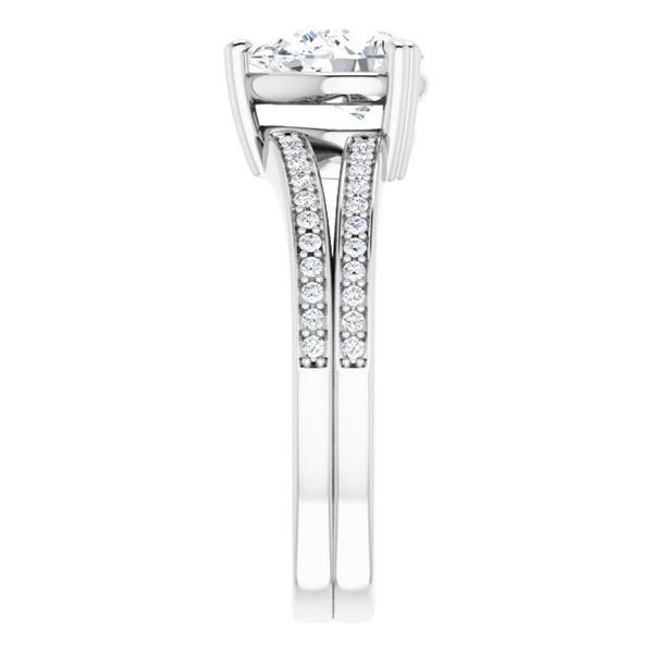 Accented Engagement Ring Image 4 Waddington Jewelers Bowling Green, OH