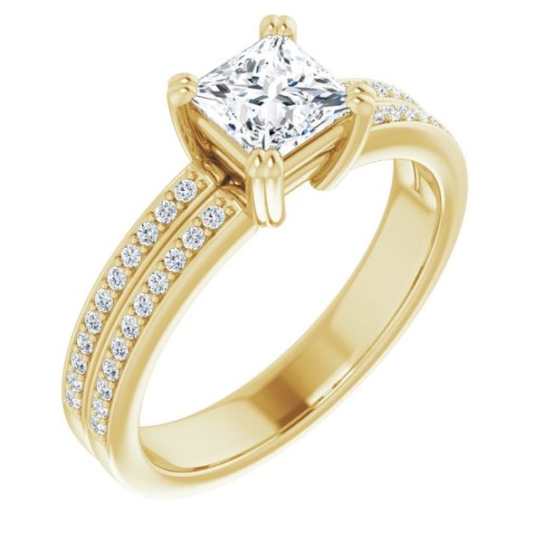 Accented Engagement Ring Lake Oswego Jewelers Lake Oswego, OR