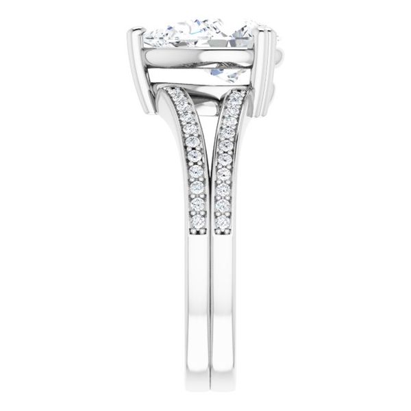 Accented Engagement Ring Image 4 Stuart Benjamin & Co. Jewelry Designs San Diego, CA
