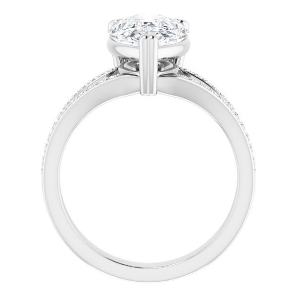 Accented Engagement Ring Image 2 Waddington Jewelers Bowling Green, OH