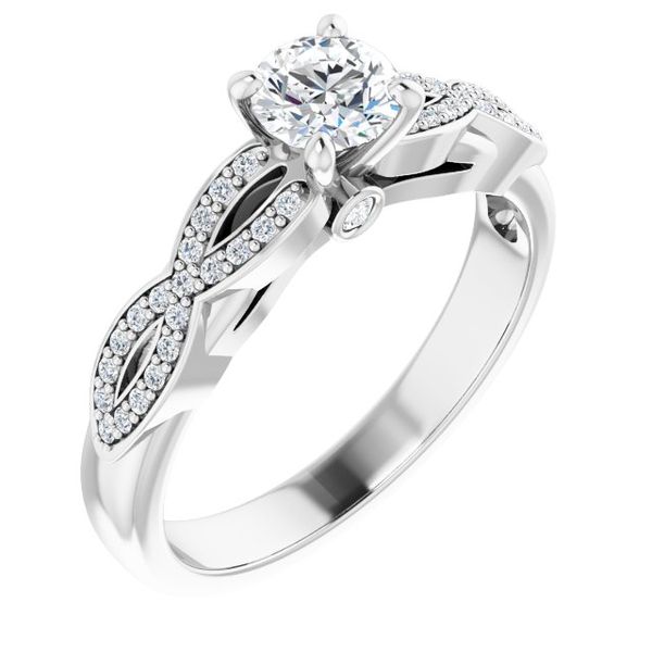 Infinity-Inspired Engagement Ring Mark Jewellers La Crosse, WI
