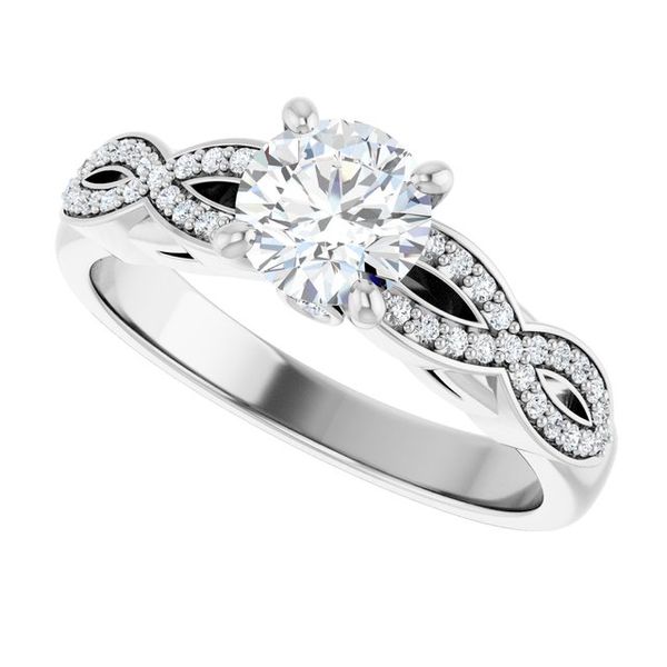 Infinity-Inspired Engagement Ring Image 5 Waddington Jewelers Bowling Green, OH