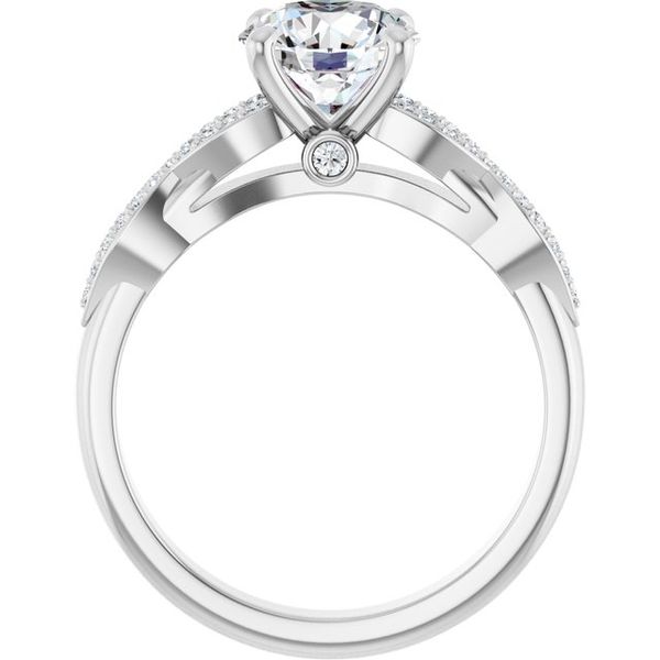 Infinity-Inspired Engagement Ring Image 2 Stuart Benjamin & Co. Jewelry Designs San Diego, CA