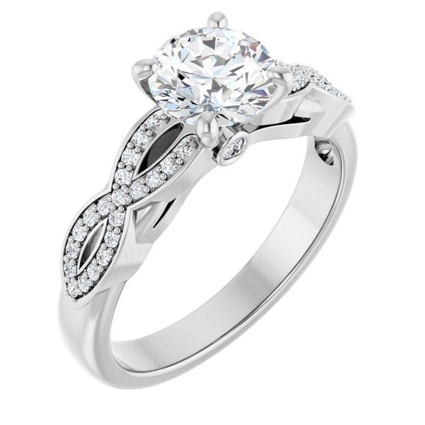 Infinity-Inspired Engagement Ring Greenfield Jewelers Pittsburgh, PA
