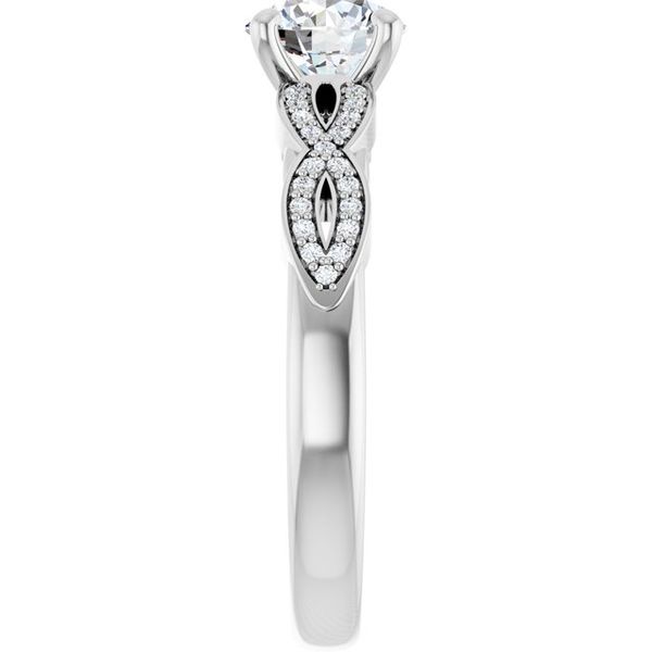 Infinity-Inspired Engagement Ring Image 4 LeeBrant Jewelry & Watch Co Sandy Springs, GA