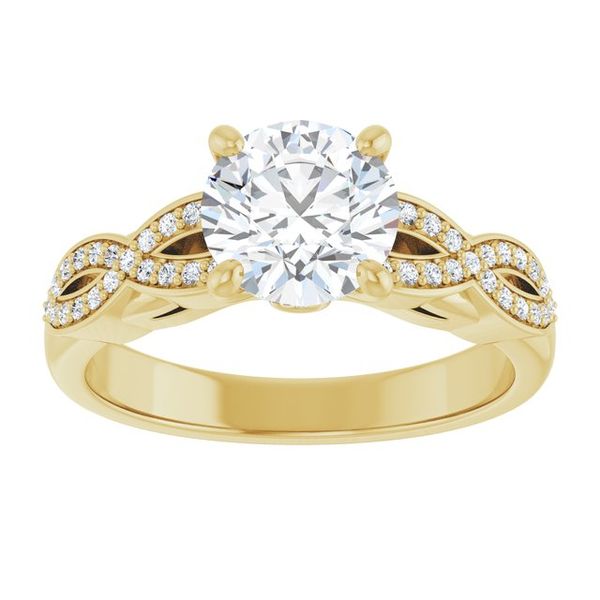 Infinity-Inspired Engagement Ring Image 3 Mark Jewellers La Crosse, WI