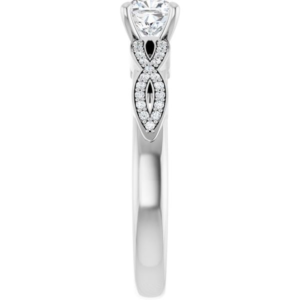 Infinity-Inspired Engagement Ring Image 4 Hingham Jewelers Hingham, MA